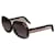 Chloé gafas de sol Negro Plata Metal Plástico