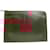 Hermès Hermes Zip Computer Second Bag Pouch Dark red Pony-style calfskin  ref.2174297