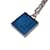 Fendi Shadow FF Necklace Blue Silver  ref.2174306