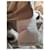 Robe en coton beige Yves Saint Laurent  - vue 8