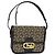 Céline Borsa a spalla CELINE C Sulky in tela blu navy e oro Auth BA1018 D'oro
