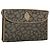 Borsa Clutch SAINT LAURENT PVC Beige Auth ar13391