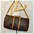 LOUIS VUITTON Monogram Keepall Bandouliere 60 Borsa Boston M41412 LV Auth 117825 Monogramma - vista 24