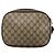 GUCCI GG Supreme Web Sherry Line Borsa PVC Beige Oro 156 01 034 Auth BA1389 D'oro - vista 2