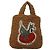 Sac à main en laine marron GUCCI Jetsons Collaboration 752175 Auth yk17895 - vue 13