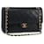 CHANEL Matelasse 25 Double Flap Chain Bag Lamb Skin Black Gold CC Auth yk17865A Golden  ref.2174554