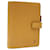LOUIS VUITTON Epi Agenda MM Day Planner Cover Yellow R20049 LV Auth 116573 Leather  ref.2174555