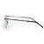 Gafas de sol de metal SL28 de Saint Laurent Negro Plata - vista 6