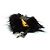 Fendi, charm per borsa Bag Bug in volpe Nero Giallo - vista 5