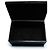 Saint Laurent, Large crocodile embossed leather box Black - view 4