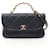 Chanel Lambskin Top Handle Matelasse Shoulder Bag AS2176 Blue Leather  ref.2174629
