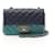 Chanel Lambskin Mini Matelasse 20 Shoulder Bag A69900 Blue Leather  ref.2174636