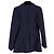 Alexander Mcqueen McQ by Alexander Double-Breasted Coat in Navy Blue Wool - view 2
