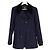 Alexander Mcqueen McQ by Alexander Double-Breasted Coat in Navy Blue Wool - view 4