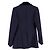 Alexander Mcqueen McQ by Alexander Double-Breasted Coat in Navy Blue Wool - view 5