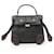Hermès Hermes Vau Gariver Handbag Leather □A Stamp (1997) Black  ref.2174662