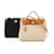 Hermès Hermes Toile H Toile Ash Vache Hunter Herbag PM Handbag G Stamp (2003) Brown Beige Cloth  ref.2174700