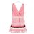Self portrait Gestreiftes BlumengUIPURE-Minikleid in Rosa aus Polyester Pink - Ansicht 4