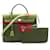 Hermès Hermes Toile Military Leather Herbag Zip PM Handbag XTS010AU Stamp X (2016) Red  ref.2174738