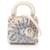 Christian Dior Dior Leather Lady Dior Handbag 04-MA-1202 White  ref.2174747