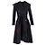 Alexander McQueen Double Breasted Coat in Navy Wool