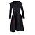 Alexander McQueen Double Breasted Coat in Navy Wool - view 4