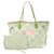 Louis Vuitton Damier Neverfull MM Tote Bag N40668 Pink Cloth  ref.2174835