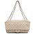 Chanel Brown Jumbo Quilted Lambskin Coco Rain Flap Marrone Beige