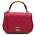 Chanel Mini Borsa Carry Chic in Pelle di Agnello Trapuntata Rosa