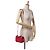 Chanel Mini Borsa Carry Chic in Pelle di Agnello Trapuntata Rosa - vista 11