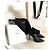 Stivaletti Saint Laurent Palladio in pelle nera con borchie dorate Nero D'oro - vista 2