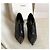 Stivaletti Saint Laurent Palladio in pelle nera con borchie dorate Nero D'oro - vista 4