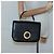 Céline Borsa a mano CELINE Circle in pelle nera e oro Auth KD513 Nero D'oro - vista 24