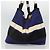 PRADA Canapa GM Borsa a mano in tela blu oro Auth bs24485 D'oro - vista 4