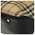 Bolso de mano de PVC beige con estampado Nova Check de BURBERRY Plata Auth 117914 - vista 9