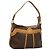 Céline Bolsa de ombro em lona Macadam CELINE em couro PVC marrom dourado Auth 117957