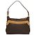 Céline Bolsa de ombro em lona Macadam CELINE em couro PVC marrom dourado Auth 117957 - vista 2