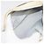 Chanel Pochette Bicolore in Pelle PVC Grigia CC Auth BA1250 Marrone - vista 10