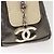 Chanel Pochette Bicolore in Pelle PVC Grigia CC Auth BA1250 Marrone - vista 8