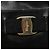 Borsa a Spalla Salvatore Ferragamo in Pelle Nera e Oro Auth BA1137 Nero D'oro - vista 17