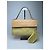 Vintage Givenchy Leder-Canvas Monogramm Tasche gelb braun