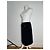 Gonna vintage Courreges nera Nero - vista 4