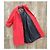 Abrigo Impermeable Burberry Rojo de Gabardina de Algodón Roja - vista 5