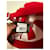 Cappellino da baseball rosso con logo Dsquared2 Bianco  - vista 9