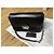 Borsa a spalla in pelle nera Prada Nappa Gaufre Nero - vista 5