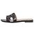 Hermès Black Oran sandals - size EU 35 (UK 2)
