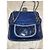 Timeless Borsa a mano Chanel in PVC blu Blu navy - vista 8