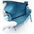 Hermès Zaino Hermes Kelly Jump Blu - vista 4