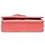 Wallet On Chain Cartera de Cadena 19 de Cuero de Cordero Acolchado Rosa de Chanel - vista 3