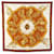 Hermès White Lift Profile Silk Scarf Cloth  ref.2176044